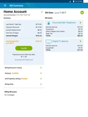 My Cincinnati Bell android App screenshot 0
